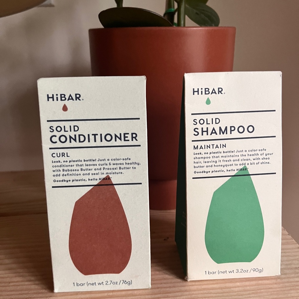 HiBAR Solid Shampoo and Conditioner Set